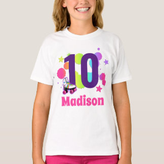Camisa de la Edad de la Fiesta de Cumpleaños de Ro