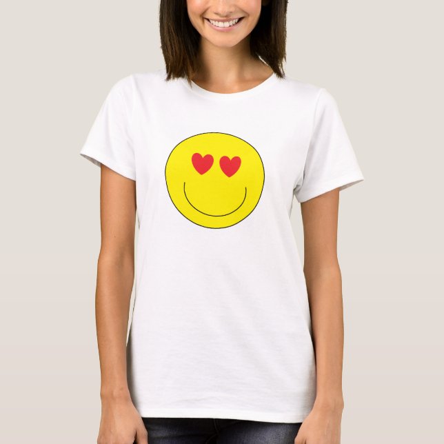 Camisa de la emoji de las mujeres (Anverso)