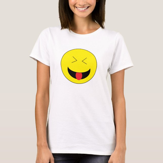 Camisa de la emoji de las mujeres (Anverso)
