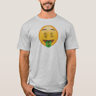 Camisa de la emoji del dinero