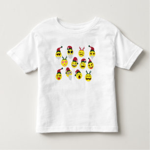 Camisa de la emoji del navidad de la diversión