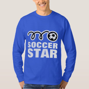 Camisa de la estrella de fútbol