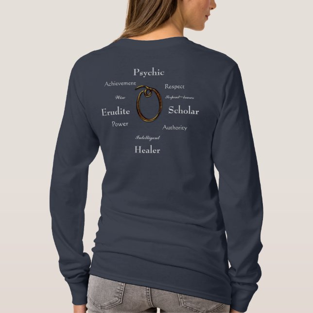 Camisa de la estrella del zodiaco OPHIUCHUS (Reverso)