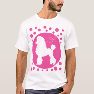 Camisa de la falda del caniche con los lunares