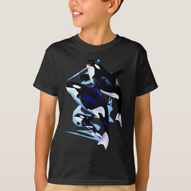 Camisa de la familia de la orca (Anverso)