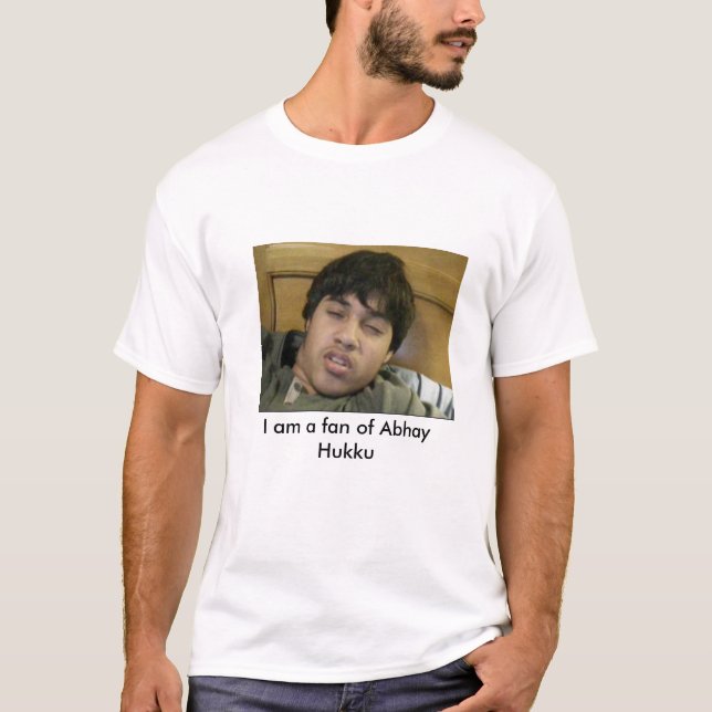 Camisa de la fan de Abhay Hukku (Anverso)