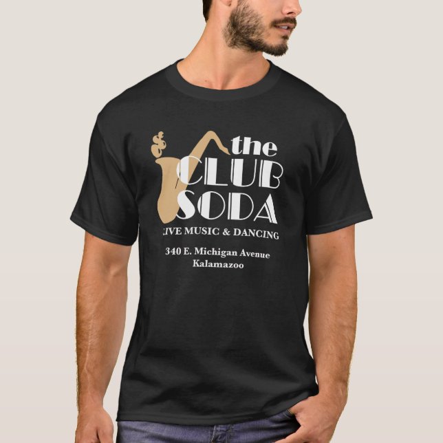 Camisa de la fan de la soda de club - oscuridad (Anverso)