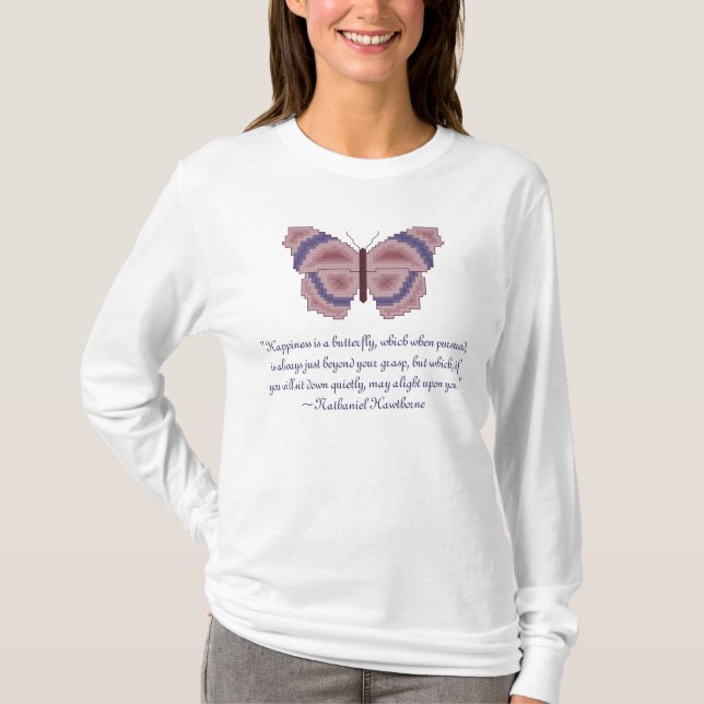 Camisa de la felicidad de la mariposa de Nathaniel (Anverso)