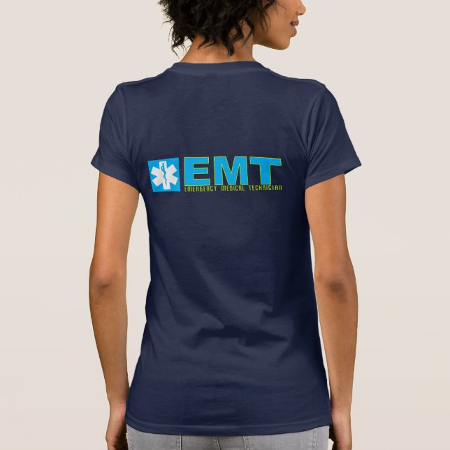 Camisa de la firma EMT de las mujeres (Reverso)