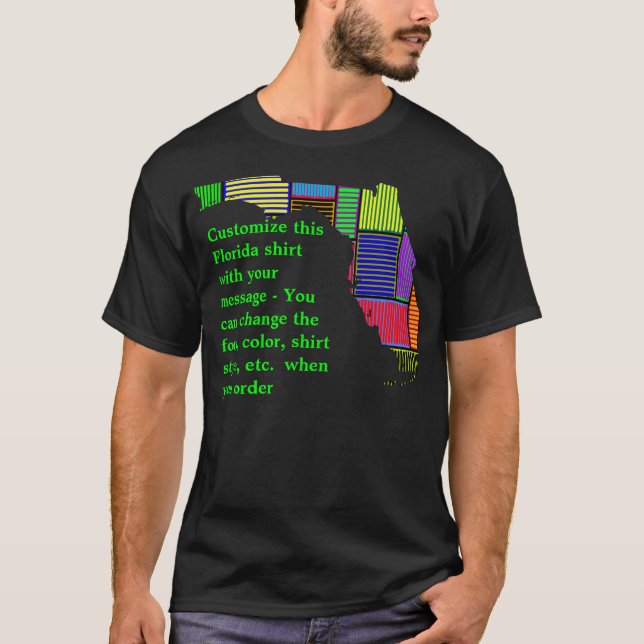Camisa de la Florida - personalizado con la (Anverso)