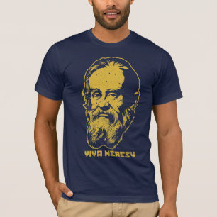 Camisa de la herejía de Galileo "Viva"