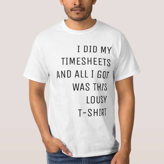 Camisa de la hoja de jornales devengados (Anverso)