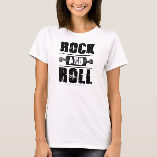 Camisa de la hornada del rock-and-roll - impresión (Anverso)