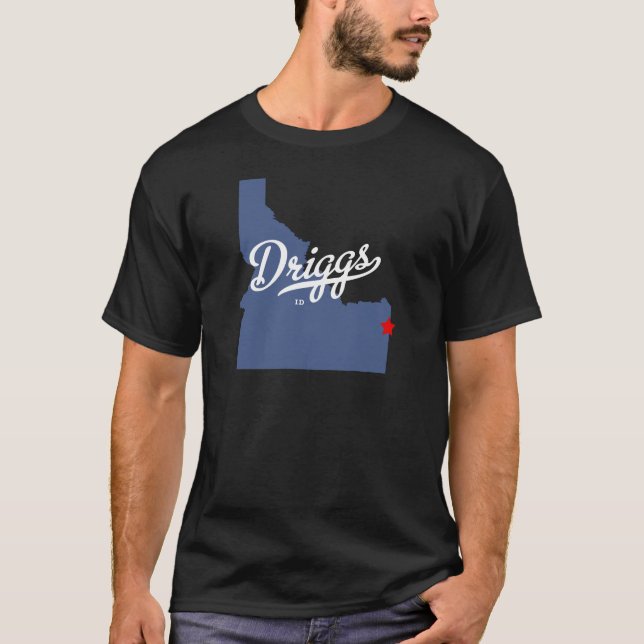 Camisa de la identificación de Driggs Idaho (Anverso)