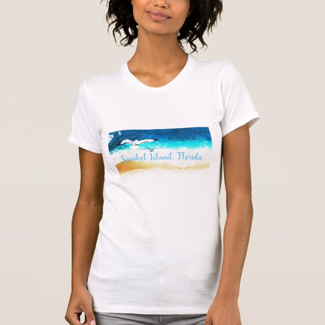 Camisa de la isla de Sanibel Florida (Anverso)