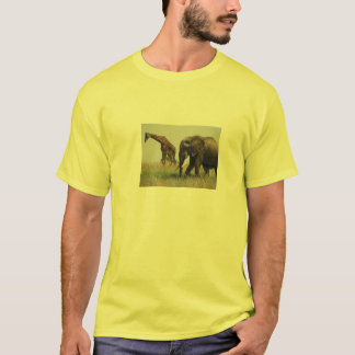camisa de la jirafa y del elefante