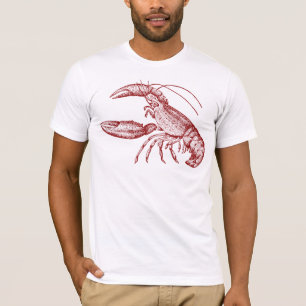 camisa de la langosta (blanca)