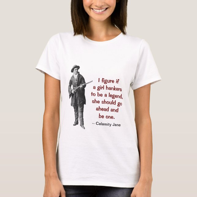 Camisa de la leyenda de Calamity Jane (Anverso)