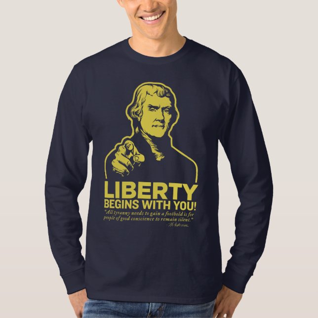 Camisa de la libertad de Jefferson (Anverso)