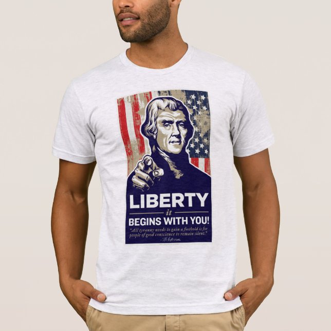 Camisa de la libertad de Jefferson (Anverso)