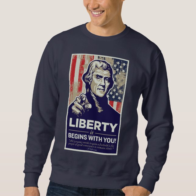 Camisa de la libertad de Jefferson (Anverso)
