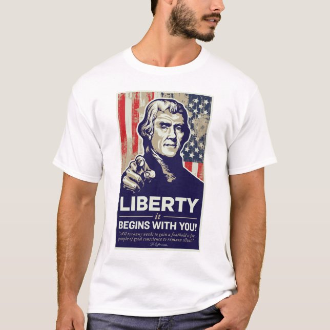 Camisa de la libertad de Jefferson (Anverso)