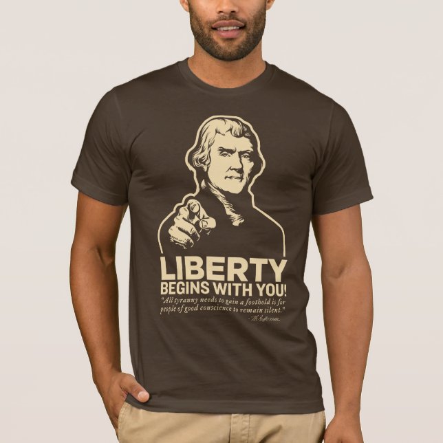 Camisa de la libertad de Jefferson (Anverso)