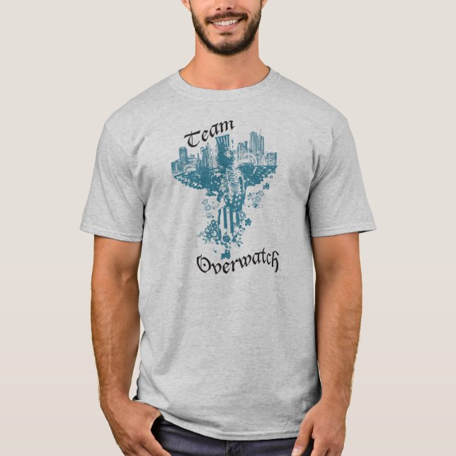 Camisa de la libertad de Overwatch del equipo (Anverso)