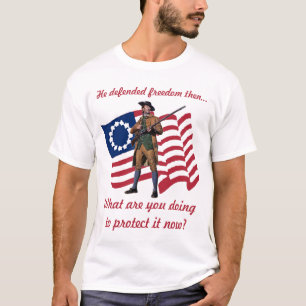 Camisa de la libertad del Minuteman