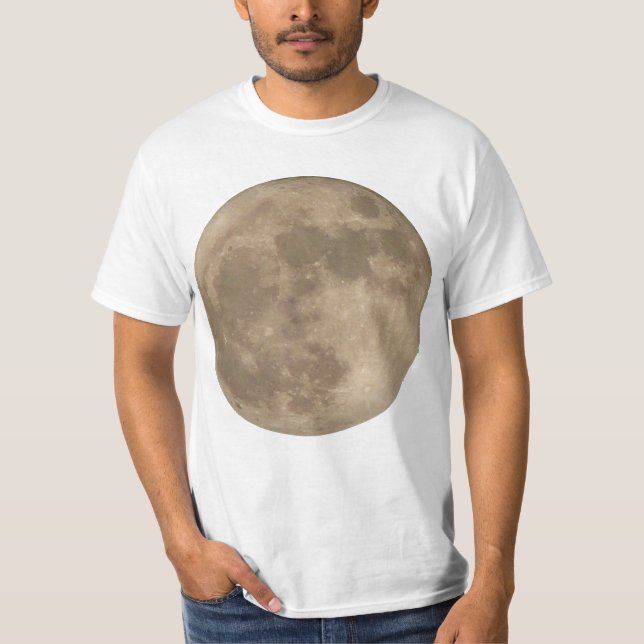 Camisa de la luna de los hombres de la camiseta de (Anverso)
