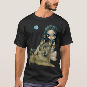 Camisa de la luna del lobo