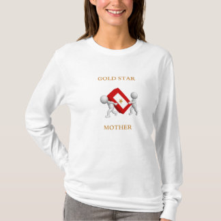 Camisa de la madre de estrella de oro
