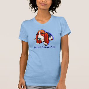 Camisa de la mamá de Basset Hound