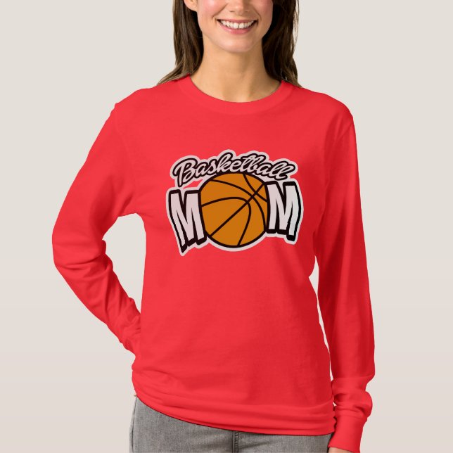 Camisa de la mamá del baloncesto (Anverso)
