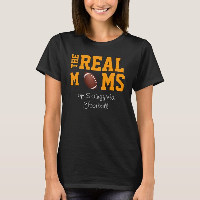 Camisa de la mamá del fútbol - personalizable (Anverso)