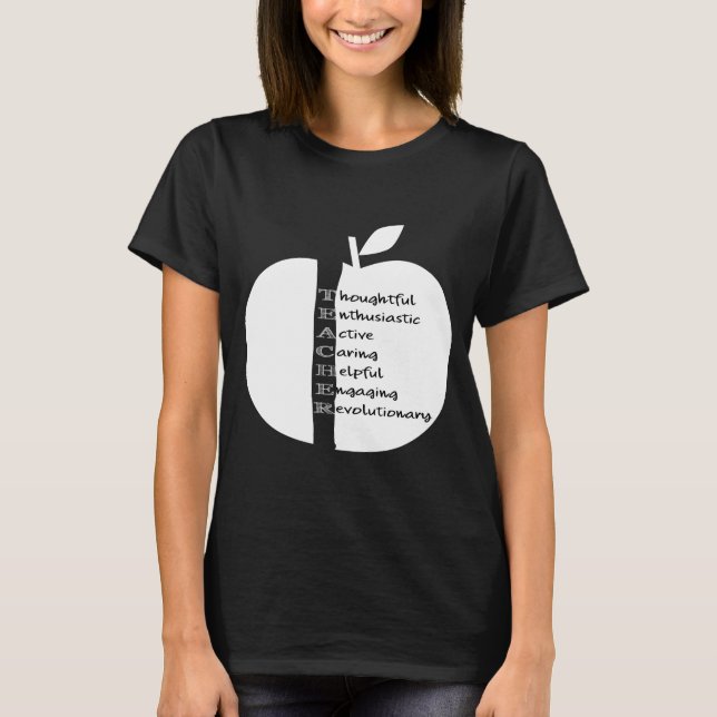 Camisa de la manzana del PROFESOR (Anverso)