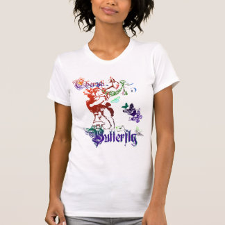 Camisa de la mariposa de la querube