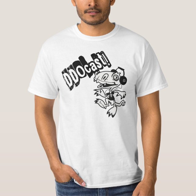 Camisa de la mascota de DDOcast Snagz (Anverso)