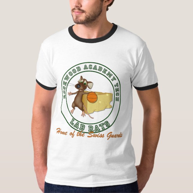 Camisa de la mascota de las ratas del laboratorio (Anverso)