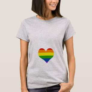 Camisa de la maternidad del corazón del bebé del