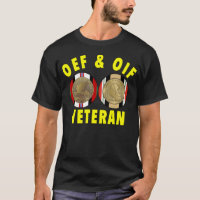 Camisa de la medalla de OEF y de OIF