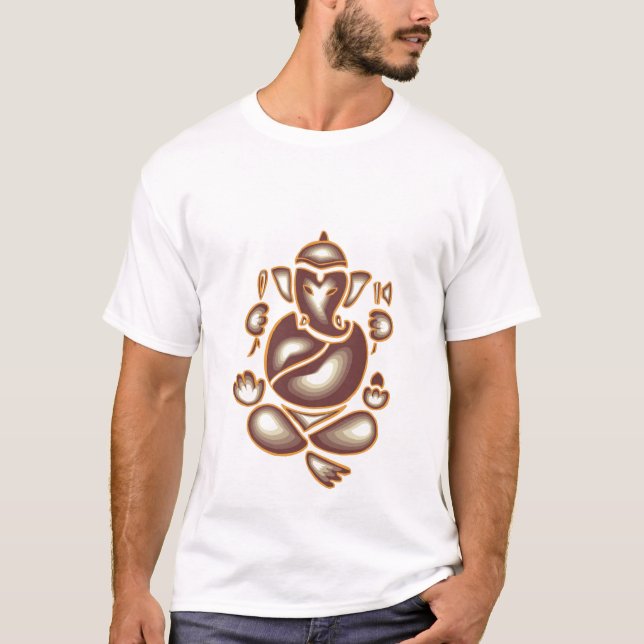 Camisa de la meditación del elefante de la India (Anverso)