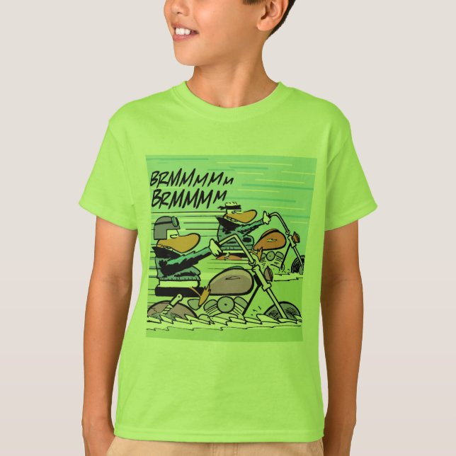 Camisa de la moto de los patos salvajes de los (Anverso)