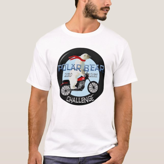 Camisa de la motocicleta del desafío del oso polar (Anverso)