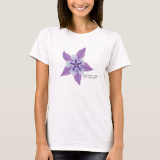Camisa de la muñeca de Columbine, texto negro