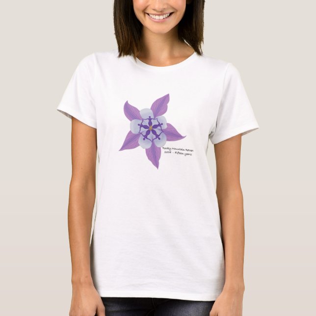 Camisa de la muñeca de Columbine, texto negro (Anverso)