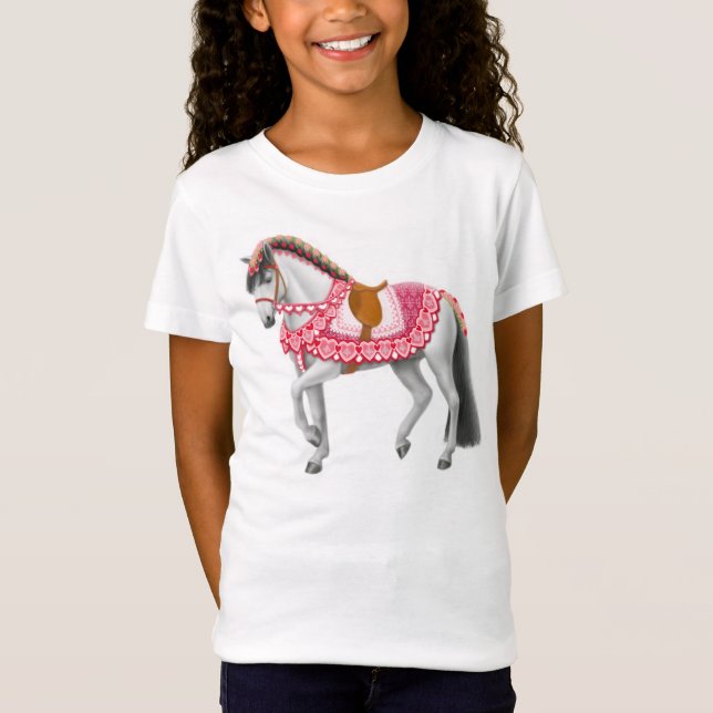 Camisa de la muñeca de los chicas del caballo de (Anverso)