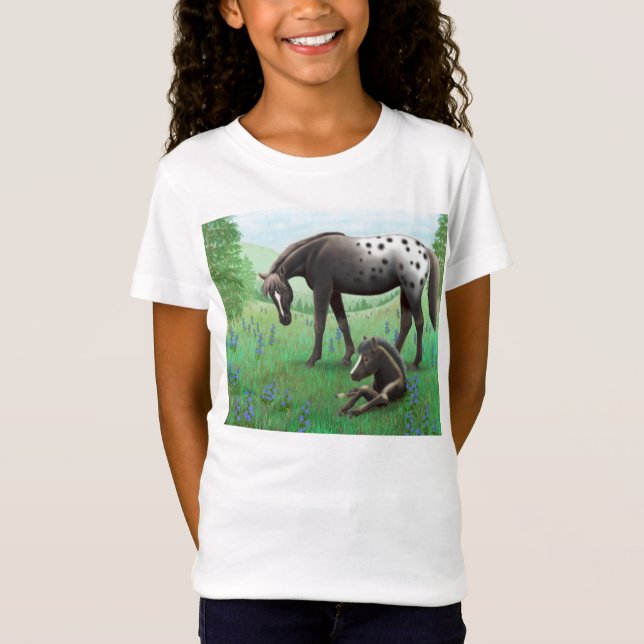 Camisa de la muñeca de los chicas del caballo y (Anverso)