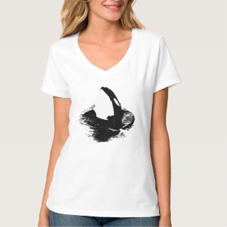 Camisa de la "orca" de la orca - blanco