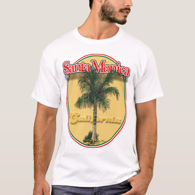 Camisa de la palma de Santa Mónica CA (Anverso)